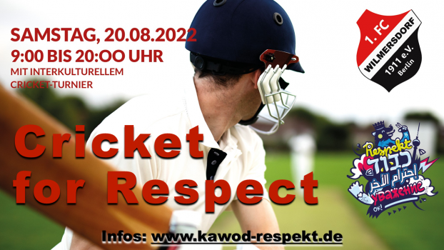 Cricket for Respect – Einen Tag lang Batten, Bowlen und Catchen in Wilmersdorf